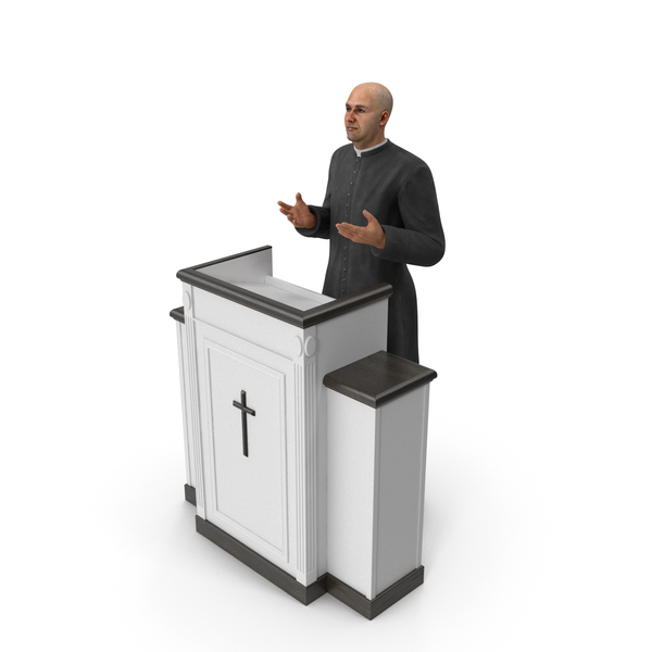 Man: Priest Preaching In The Pulpit PNG & PSD Images Man: Priest Preaching In The Pulpit PNG & PSD Images