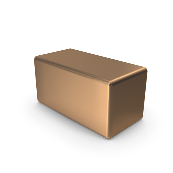 Cube: Primitive Shape Rectangle Bronze PNG & PSD Images Cube: Primitive Shape Rectangle Bronze PNG & PSD Images