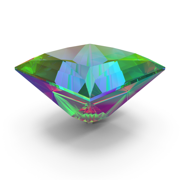 Diamond: Princess Cut Mystic Topaz PNG & PSD Images Diamond: Princess Cut Mystic Topaz PNG & PSD Images