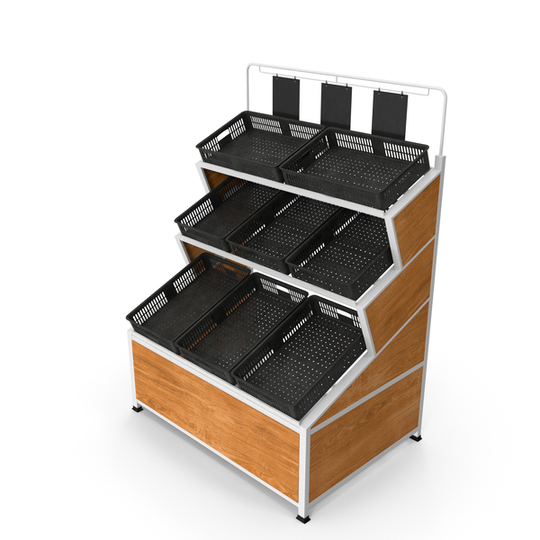 Industrial Equipment: Produce Display Racks Corner Unit White PNG & PSD Images Industrial Equipment: Produce Display Racks Corner Unit White PNG & PSD Images