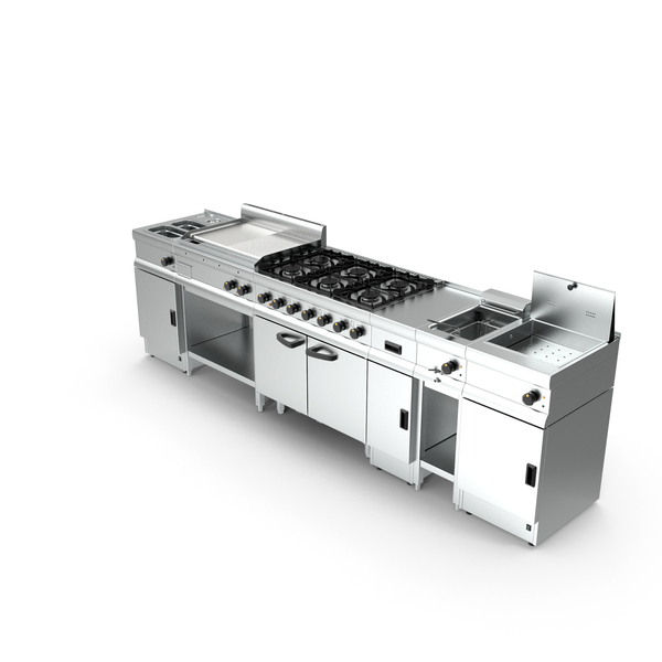 Professional Inox Kitchen Equipment Set PNG & PSD Images Professional Inox Kitchen Equipment Set PNG & PSD Images
