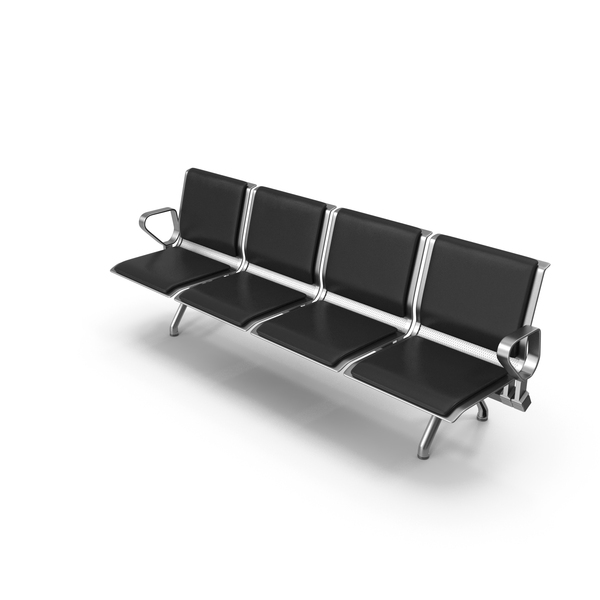 Airport Seating: Public Waiting Seats PNG & PSD Images