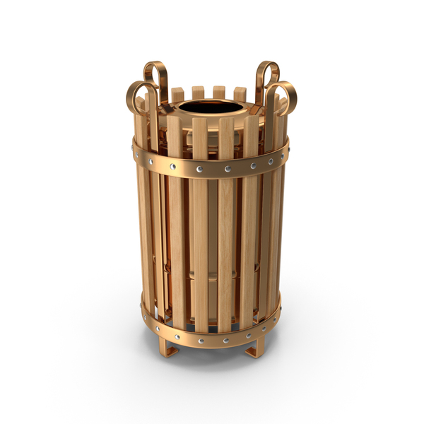 Dustbin: PUBLIC WASTE BIN BRONZE PNG & PSD Images