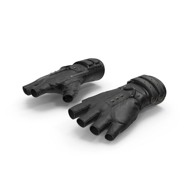 Gloves: Punk Rave Steampunk Fingerless Glove Black PNG & PSD Images Gloves: Punk Rave Steampunk Fingerless Glove Black PNG & PSD Images