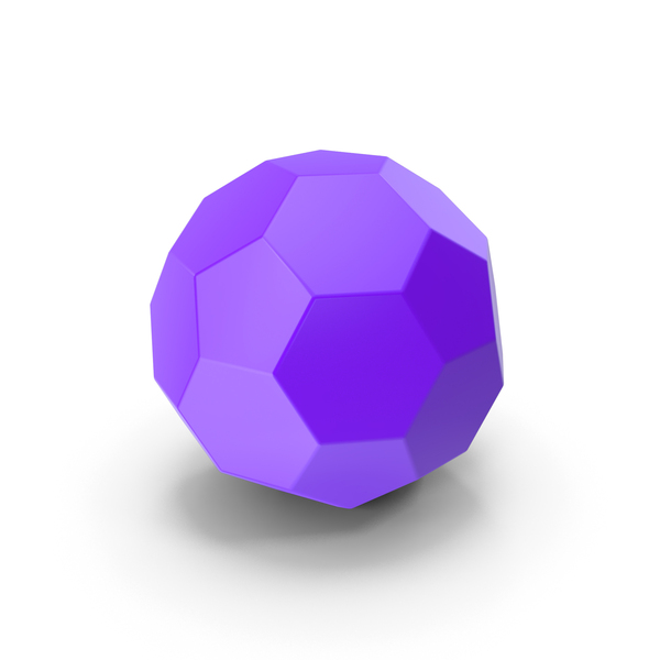 Symbols: Purple Geometric Sphere PNG & PSD Images