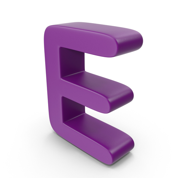 Purple Letter E PNG Images & PSDs for Download | PixelSquid - S11136441F