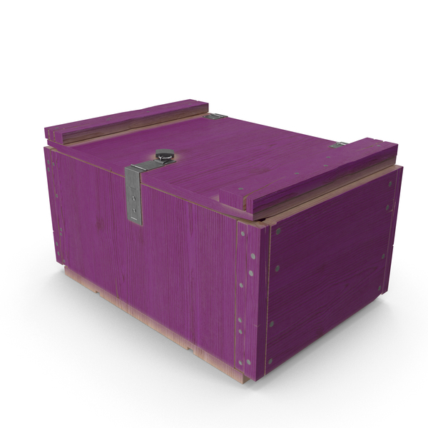 Ammunition Box: Purple Military Crate PNG & PSD Images