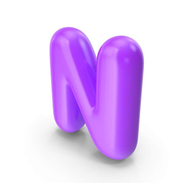 Language: Purple Toon Balloon Letter N PNG & PSD Images Language: Purple Toon Balloon Letter N PNG & PSD Images