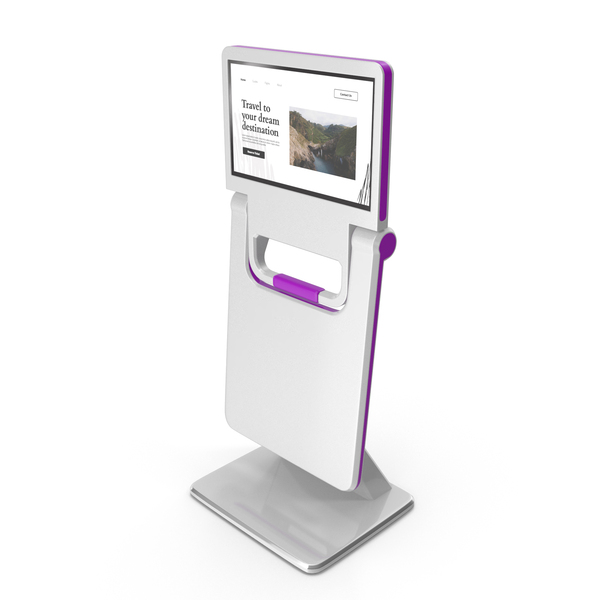 Kiosk: Purple & White Terminal PNG & PSD Images Kiosk: Purple & White Terminal PNG & PSD Images