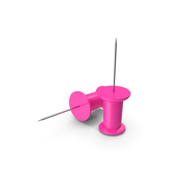 Thumbtack: PUSH PINS PINK PNG & PSD Images