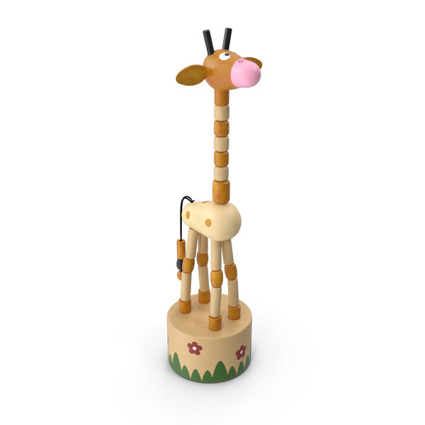Animal: Push Puppet Toy Giraffe PNG & PSD Images Animal: Push Puppet Toy Giraffe PNG & PSD Images