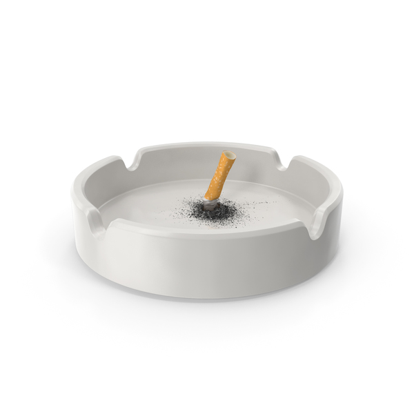 Put out cigarette in porcelain ashtray PNG & PSD Images