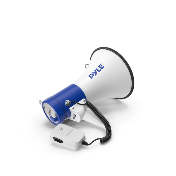 Bullhorn: Pyle PMP51LT Megaphone Speaker PNG & PSD Images Bullhorn: Pyle PMP51LT Megaphone Speaker PNG & PSD Images