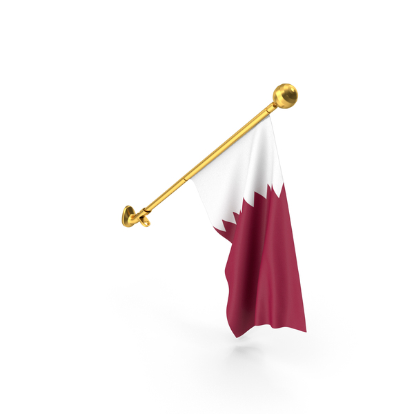 Qatar Wall Hanging Flag PNG & PSD Images