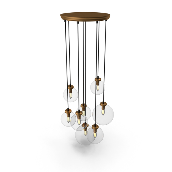 Quentin Glass Globe Brass Chandelier PNG & PSD Images Quentin Glass Globe Brass Chandelier PNG & PSD Images