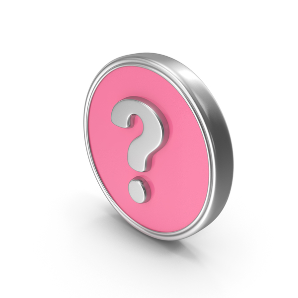 Question Help Logo Pink Coin PNG & PSD Images Question Help Logo Pink Coin PNG & PSD Images