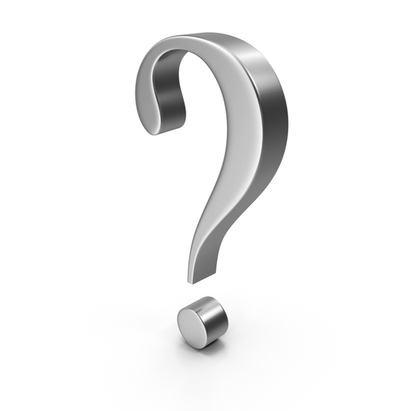 Question Mark Chrome PNG Images & PSDs for Download | PixelSquid ...