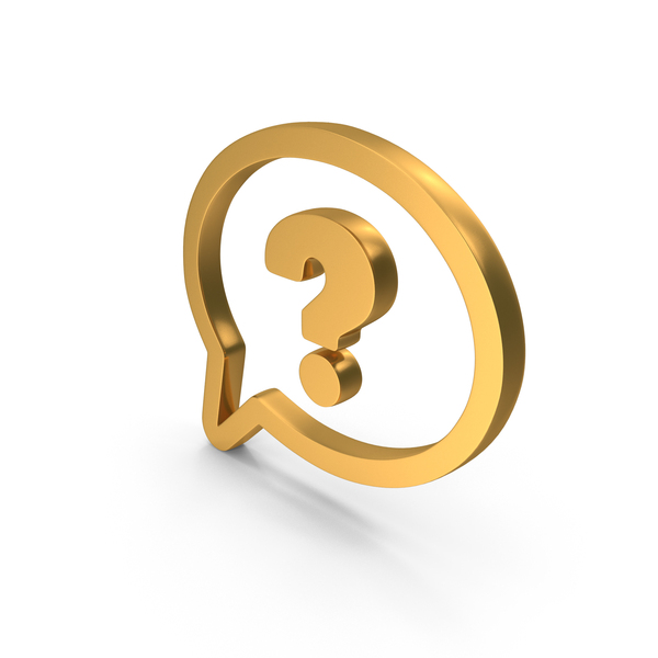 Symbols: Question Mark Help Speech Bubble Icon Gold PNG & PSD Images Symbols: Question Mark Help Speech Bubble Icon Gold PNG & PSD Images