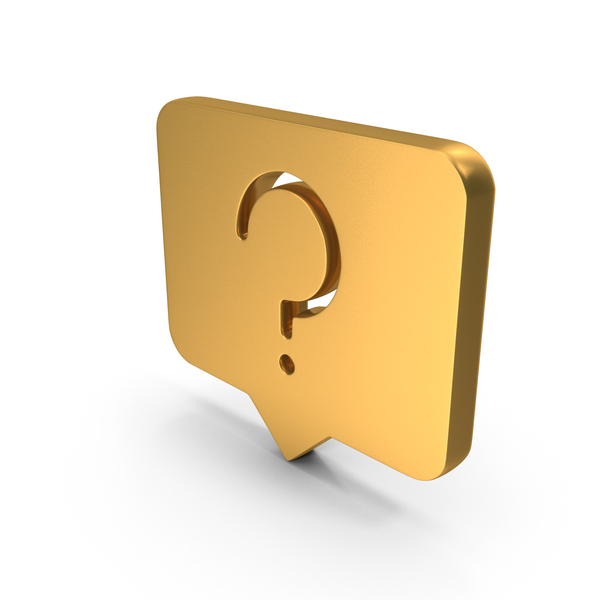 Symbols: Question Mark In Speech Bubble Symbol PNG & PSD Images