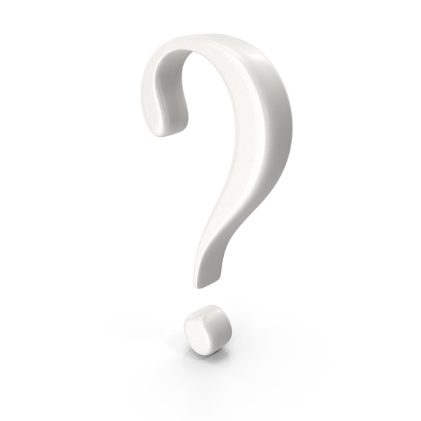 Symbols: Question Mark Porcelain PNG & PSD Images