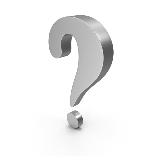 Question Mark Steel or Plastic Grey PNG Images & PSDs for Download ...