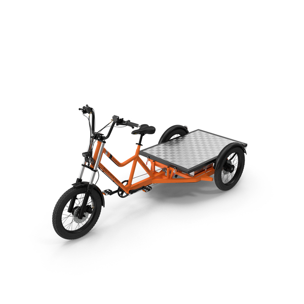 Freight Bicycles: Rad Power Bike RadBurro with Flatbed PNG & PSD Images