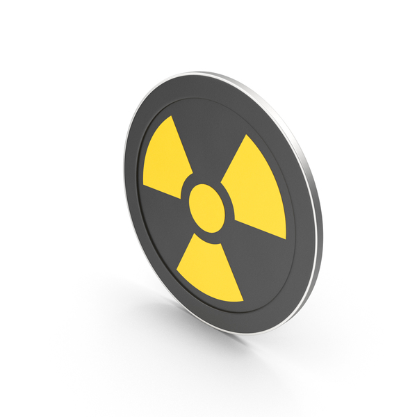 Caution: Radioactive Icon PNG & PSD Images