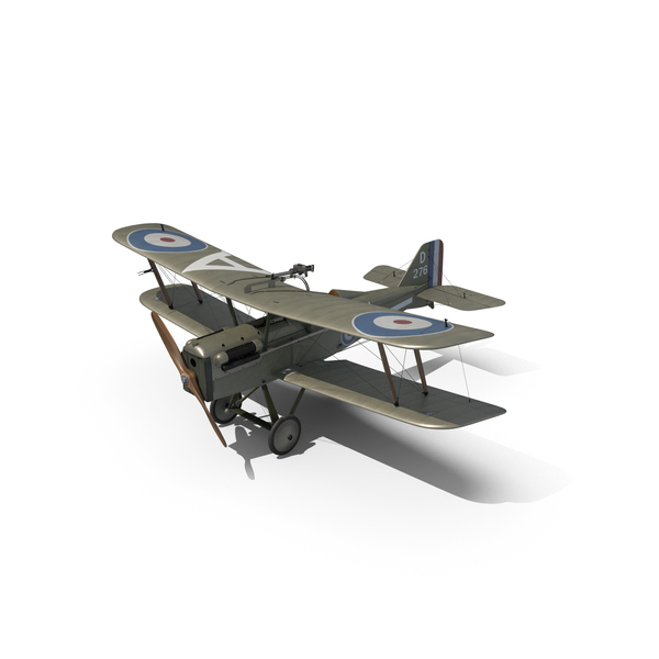 Propeller Plane: RAF SE5a Edward Mannock PNG & PSD Images