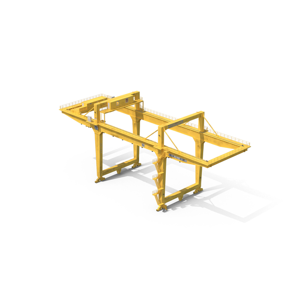 Rail Mounted Gantry Container Crane PNG & PSD Images Rail Mounted Gantry Container Crane PNG & PSD Images