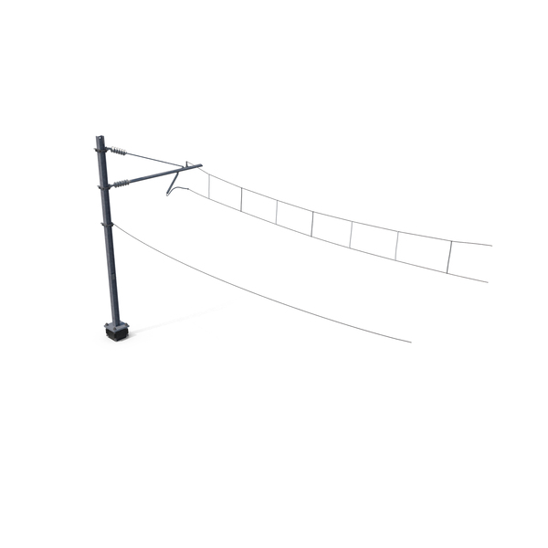 Railroad Track: Railway Wires PNG & PSD Images Railroad Track: Railway Wires PNG & PSD Images