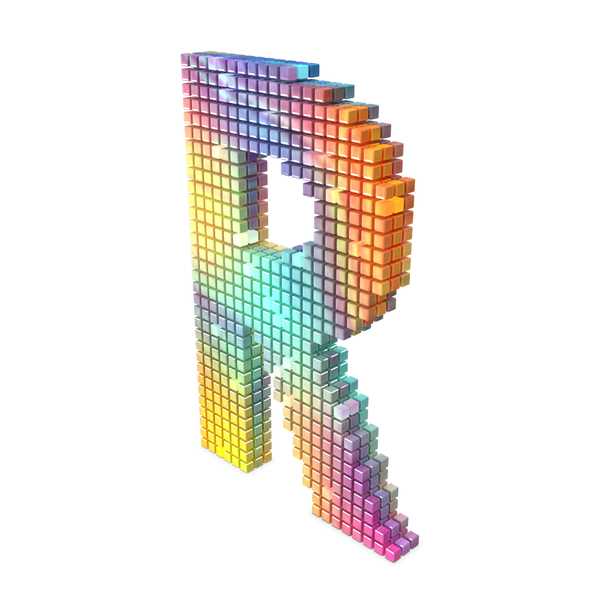 Language: Rainbow Pixel Alphabet Letter R PNG & PSD Images Language: Rainbow Pixel Alphabet Letter R PNG & PSD Images