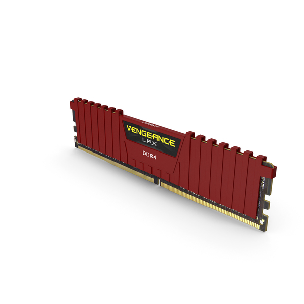 Computer Components: RAM Corsair Vengeance Red PNG & PSD Images