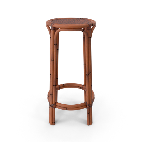 Rattan Bar Stool Round High PNG & PSD Images Rattan Bar Stool Round High PNG & PSD Images