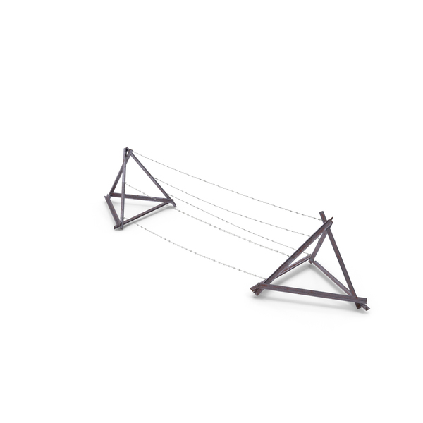 Military Obstacle: Razor Wire Entanglement Barrier PNG & PSD Images