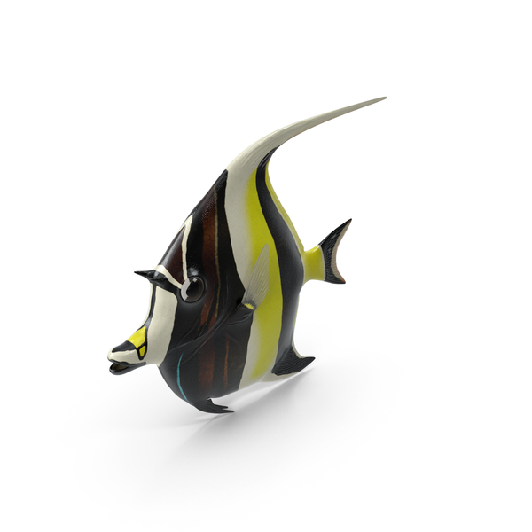 Realistic Moorish Idol Tropical Fish PNG & PSD Images Realistic Moorish Idol Tropical Fish PNG & PSD Images