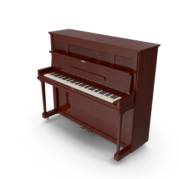 Realistic Upright Piano PNG & PSD Images