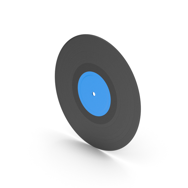 Record Vinyl Blue PNG & PSD Images