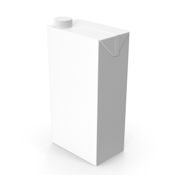 Milk: Rectangular Aseptic Carton with Cap PNG & PSD Images Milk: Rectangular Aseptic Carton with Cap PNG & PSD Images