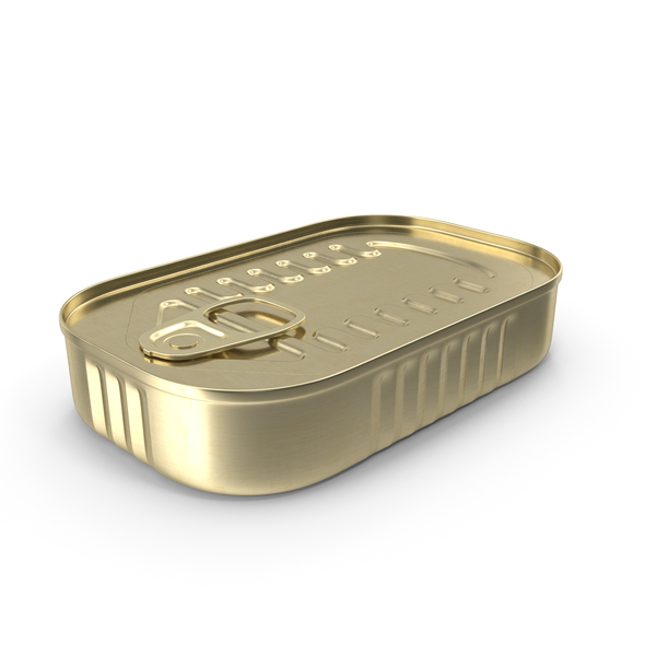 Rectangular Tin Can with Pull Tab Lid PNG & PSD Images Rectangular Tin Can with Pull Tab Lid PNG & PSD Images