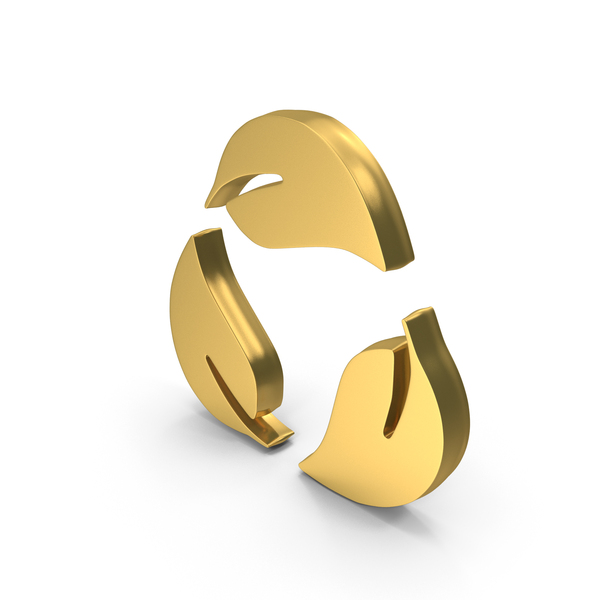 Logo: Recycle Leaf Gold PNG & PSD Images Logo: Recycle Leaf Gold PNG & PSD Images
