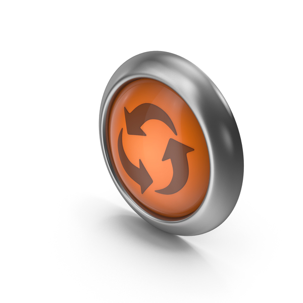 Computer: Recycle Orange Icon Button PNG & PSD Images Computer: Recycle Orange Icon Button PNG & PSD Images