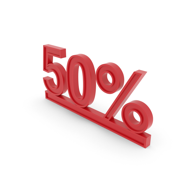 Number: Red 50% Symbol PNG & PSD Images Number: Red 50% Symbol PNG & PSD Images