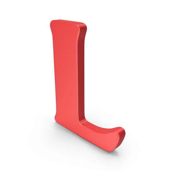 Language: Red Alphabet L PNG & PSD Images
