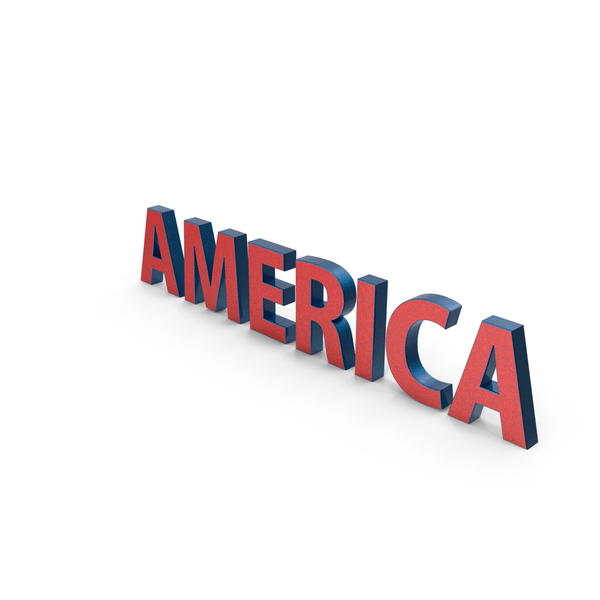 Symbols: Red America Text PNG & PSD Images Symbols: Red America Text PNG & PSD Images