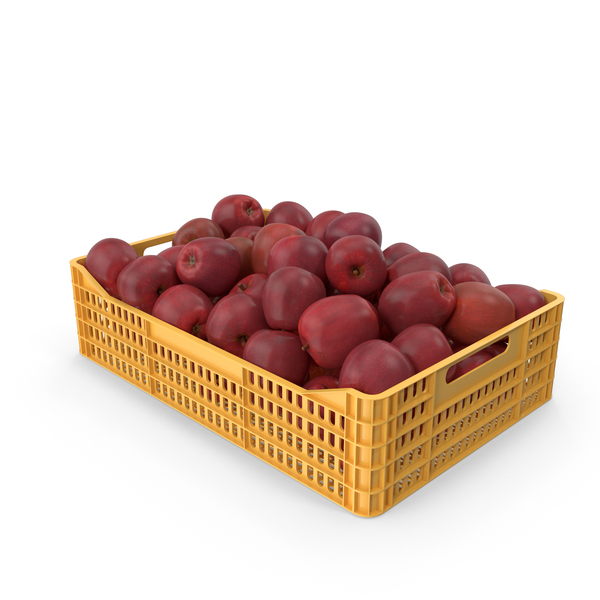 Red Apple Crate PNG & PSD Images Red Apple Crate PNG & PSD Images