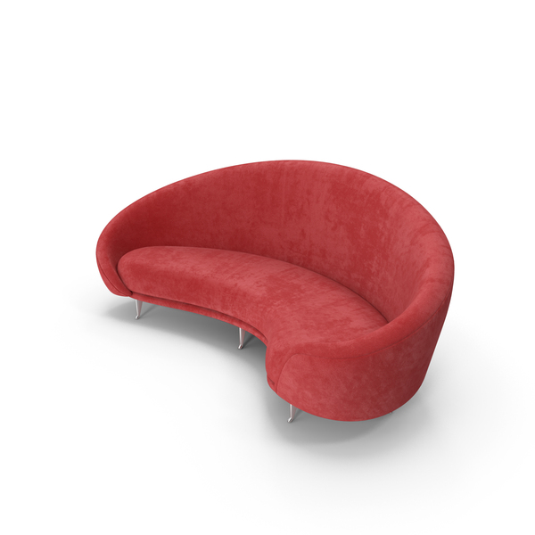 Red Arc Sofa PNG & PSD Images Red Arc Sofa PNG & PSD Images