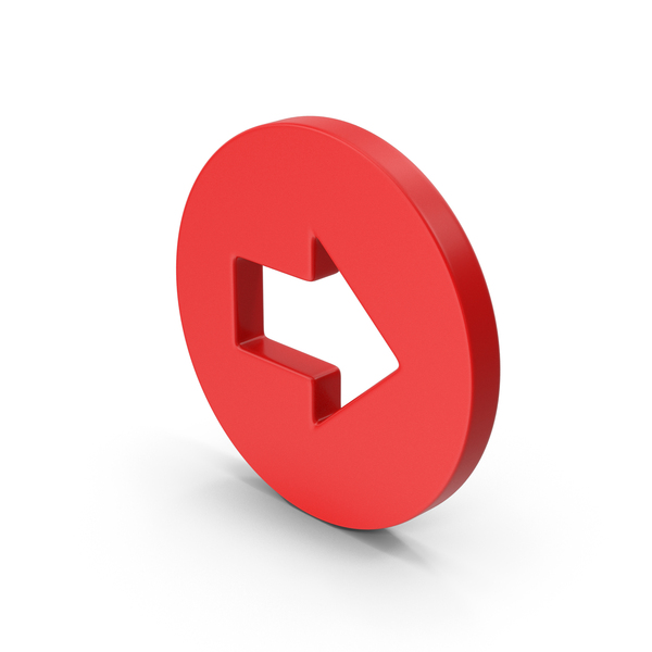 Directional: Red Arrow Symbol PNG & PSD Images