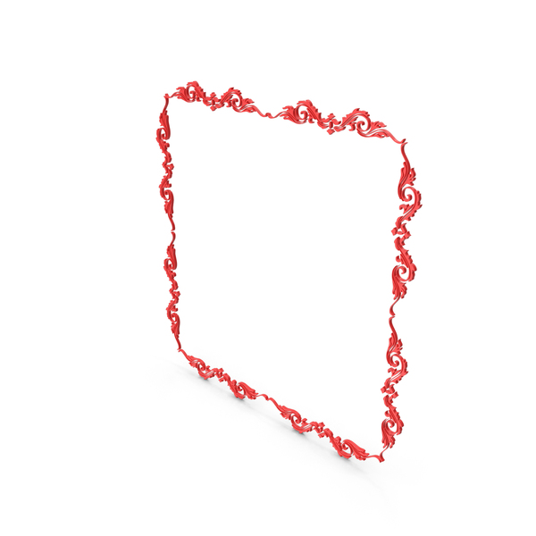Home Decor: Red Art Square Frame PNG & PSD Images Home Decor: Red Art Square Frame PNG & PSD Images