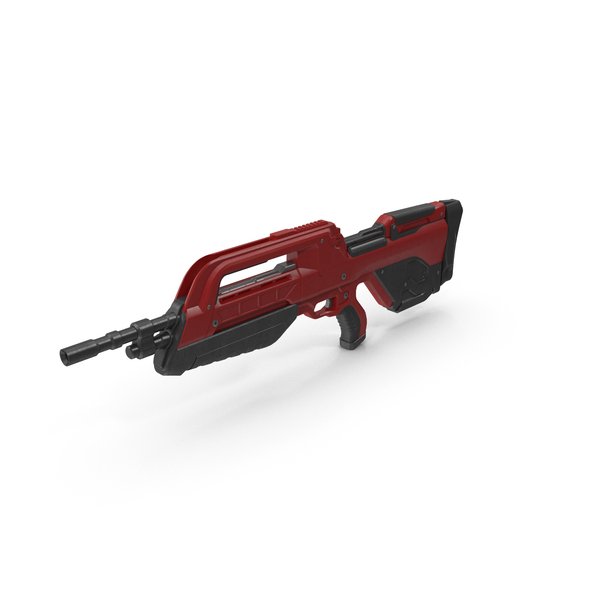 M16a1: Red Assault Rifle PNG & PSD Images