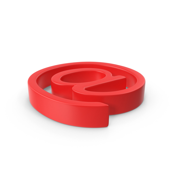 Red At Symbol PNG & PSD Images Red At Symbol PNG & PSD Images
